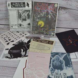 Call of Cthulhu Fantasy RPG Lovecraft 40th Anniversary SW Petersen Chaosium EUC